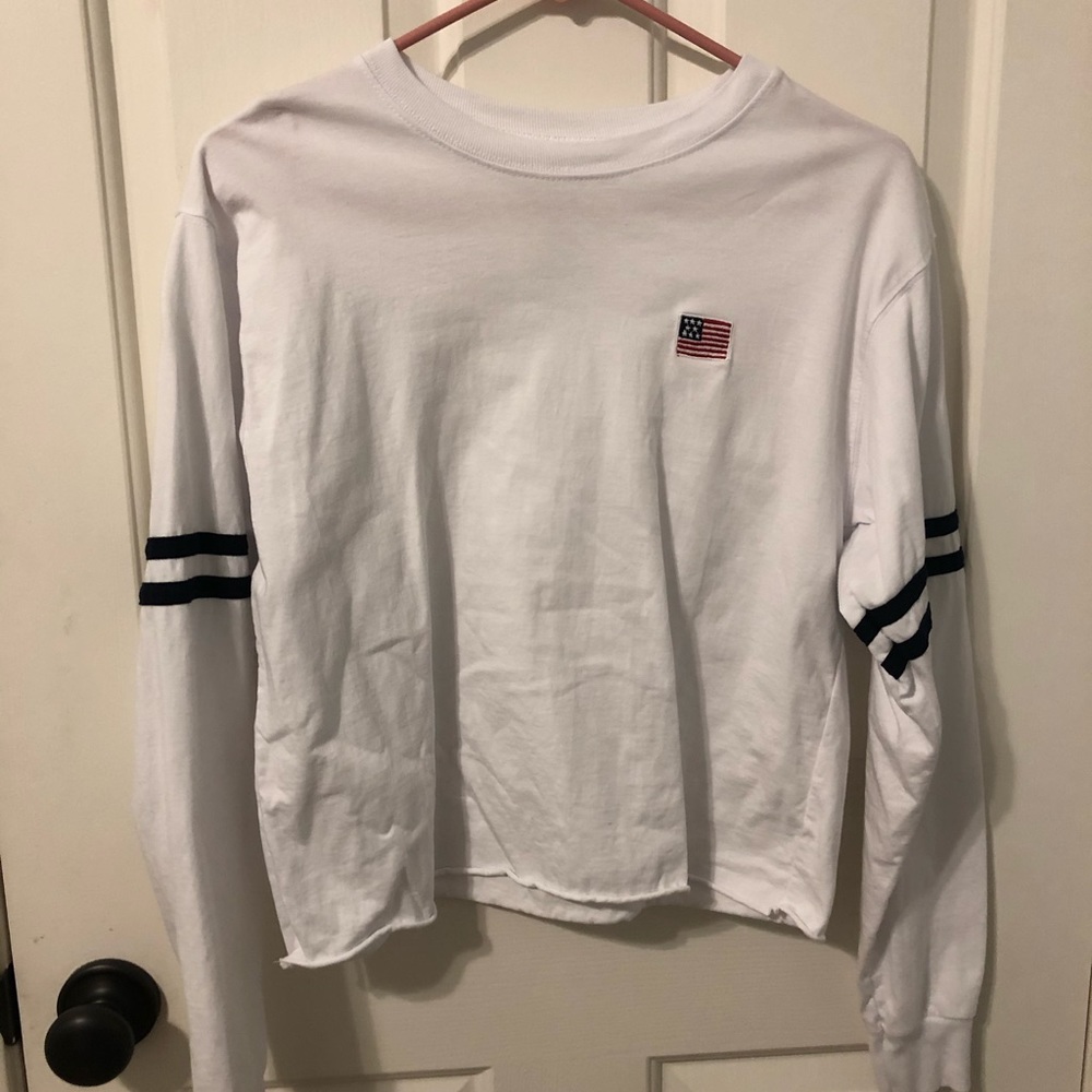 USA cropped long sleeve
